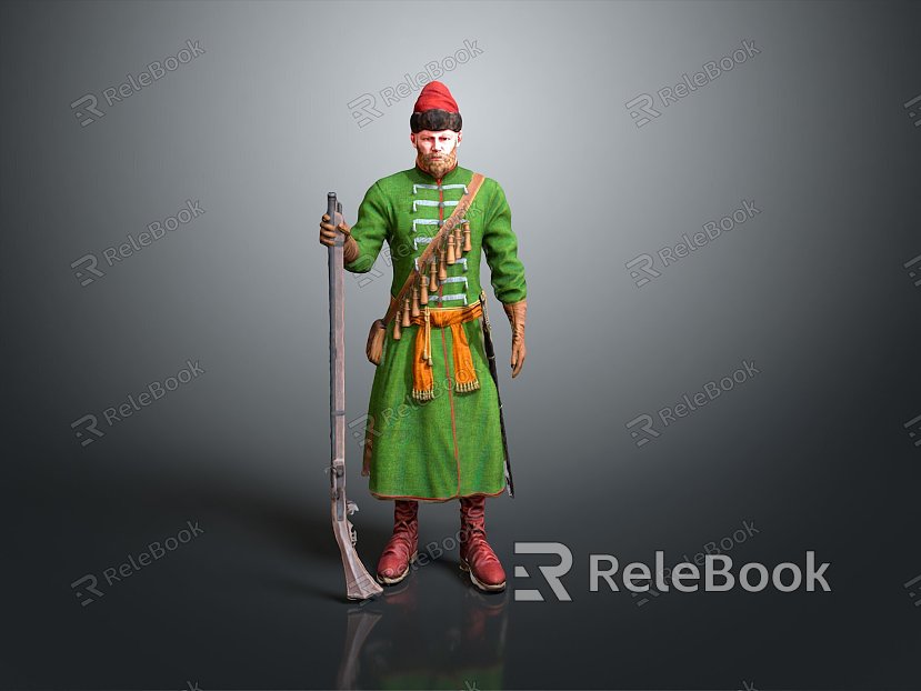 Warrior Samurai Soldier Guard Assassin Killer Ancient Soldier Ancient Assassin Killer model