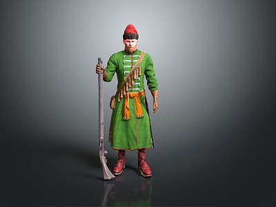 Warrior Samurai Soldier Guard Assassin Killer Ancient Soldier Ancient Assassin Killer 3d model