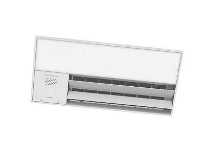 modern central air conditioning 3d model