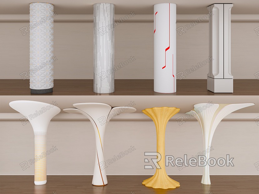 Special-shaped Pillar Creative Package Pillar Mall Decorative Pillar Cylinder Decorative Pillar Interior Pillar model