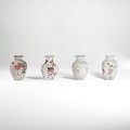 Modern vase porcelain combination 3d model