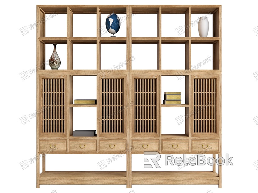 New Chinese Antique Rack model