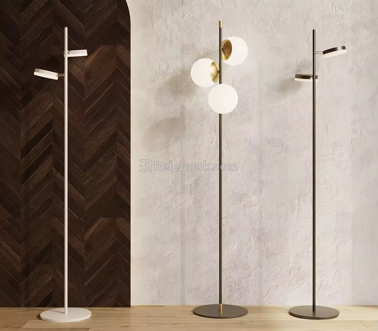 Modern floor lamp Minimal floor lamp 3d model