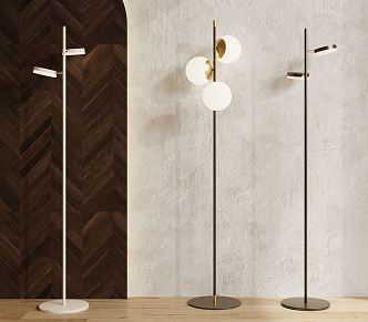 Modern floor lamp Minimal floor lamp 3d model