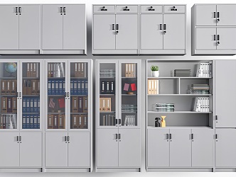 File Cabinet Storage Cabinet Iron Cabinet Office Cabinet 3d model