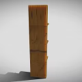 Wooden Bookshelf With Multiple Shelves Holding Stacked Books Green Bottle Red Book And Cup