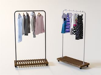 Modern drying rack removable drying rack 3d model