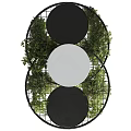 Hanging Basket Plants With Lush Green Foliage For Indoor Natural Home Decor Style