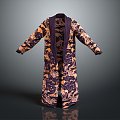 Silk Robe Pajamas Robe Pajamas Robe Robe Robe Robe Robe Fashionable Robe Coat Coat Trenchcoat 3d model