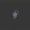 Multiple Barrel Rotating Machine Gun With Metal Body And Motor Driven Mechanism