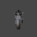 Sleek Sporty Motorcycle Design With Windshield Seat And Alloy Wheels