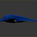 Vibrant Blue Spotted Manta Ray Marine Animal With Unique Ocean Features