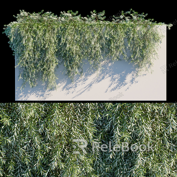 Modern Green Wall model