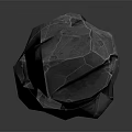 Natural Stone Sculpture With Rough Surface And Irregular Natural Texture Design