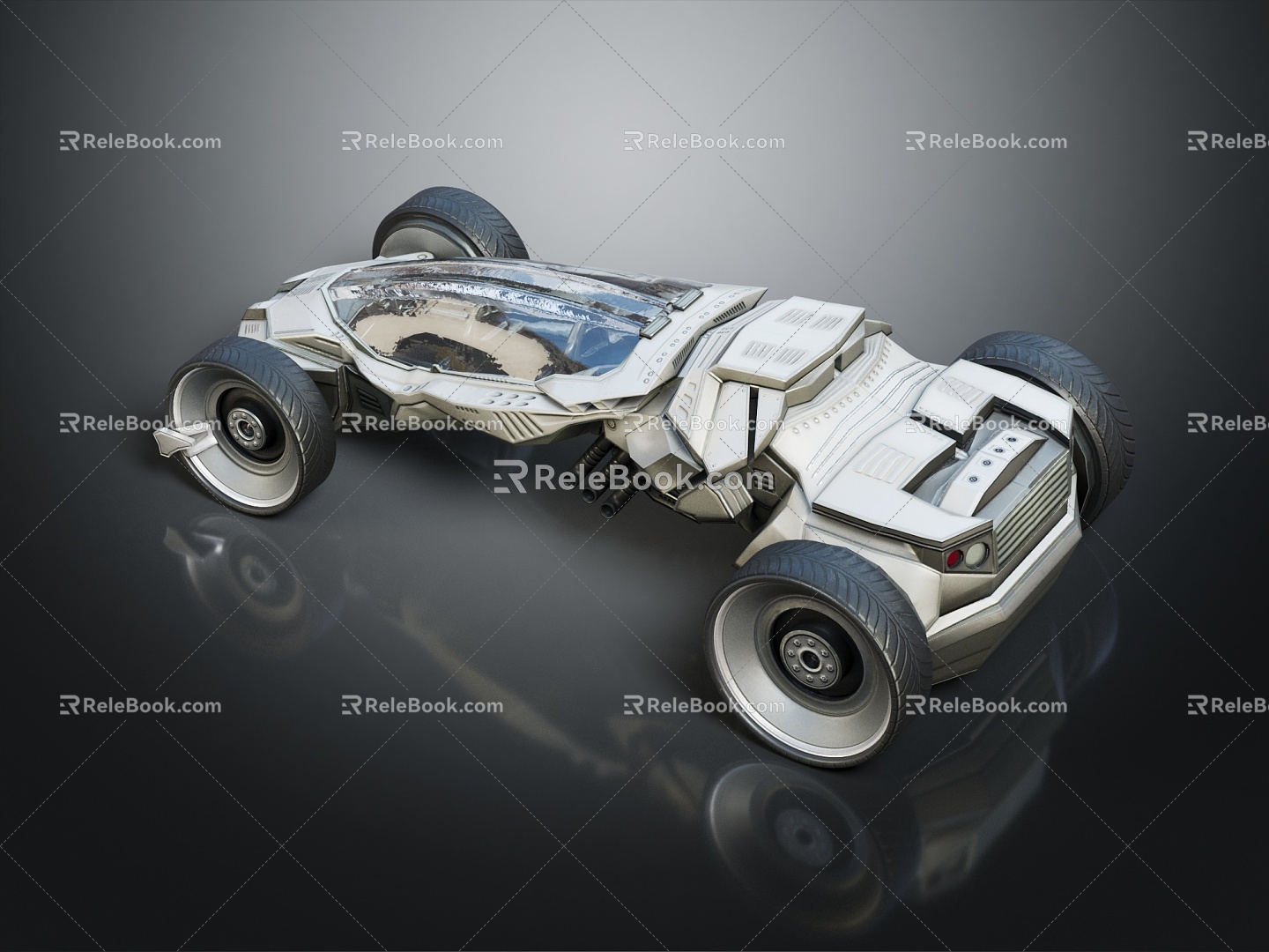 Modern Car Future Car Science Fiction Car 3d model