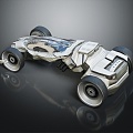 Modern Car Future Car Science Fiction Car 3d model