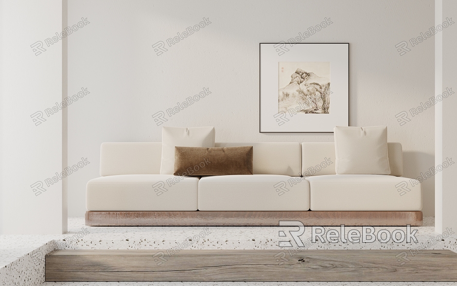 Modern double sofa model