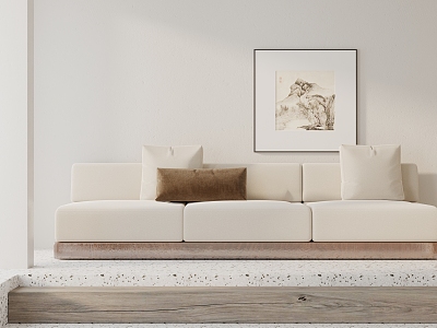 Modern double sofa model