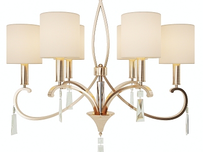 Vintage chandelier freya chandelier FREJA Brighton 3d model