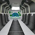 Sci-fi Corridor Sci-fi Capsule Space Capsule Hibernation Cabin Freezing Cabin Rest Cabin Rest Capsule 3d model