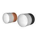 Modern Black and Gold Wall Lamps Featuring Sleek Radial Textured Design