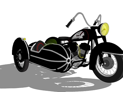 Modern Motorcycle model