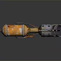 blowtorch fire lamp gasoline blowtorch kerosene blowtorch blowpipe modern weapon hot weapon hot weapon gun 3d model