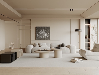 modern living room home living room 3d model