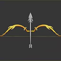 Crossbow Mechanical Crossbow Shift Bow and Arrow Shoot Far Equipment Weapons High-tech Crossbow 3d model