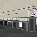 Modern Jewelry Showcase Shelves With Glass Display Cases And Wooden Frames