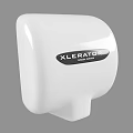 Xlerator Hand Dryer White Wall Mounted Bathroom Accessory With Modern Efficient Design 3d model
