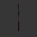 Medieval Battle Axe Featuring Metal Blade Wooden Handle And Decorative Wrapping Design