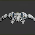 Sci-Fi Style Mecha Warrior Mecha Future Warrior Character Armor Sci-Fi Character Mecha Soldier Robot Game Character War Machine