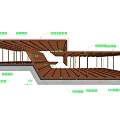 Steel Reinforcement Framework Structure Under Construction With Beams And Rebar 3d model