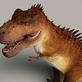 Modern Dinosaur Binding Jurassic Paleontology Toy Hand-held Ornaments Popular Science Museum Exhibition Hall 3d model