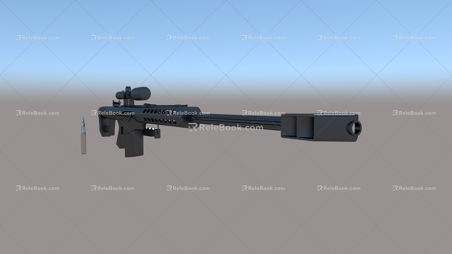 Military Rifle Modern Rifle 3d model