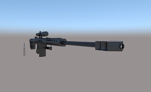 Military Rifle Modern Rifle 3d model