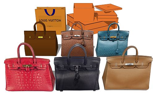 Modern Bag Famous Brand Hermes 3d model