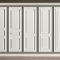 Jianou clapboard clapboard wall trim plaster line 3d model