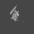Knight of Sidonia 3d model