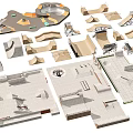 Skate Park Landscape Design With Various Ramps Bowls And Terrain Structures