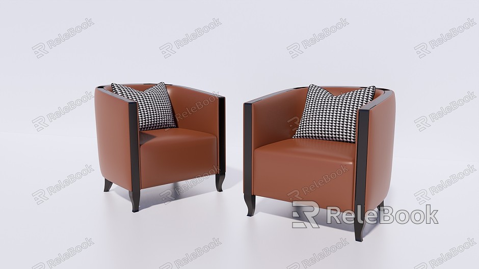 Modern Single Sofa Single Sofa Chair Leisure Chair model