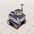 Modular environmental monitoring robot 3d model