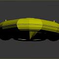 Modern Inflatable Water Boat With Black White Body And Orange Edge Open Design