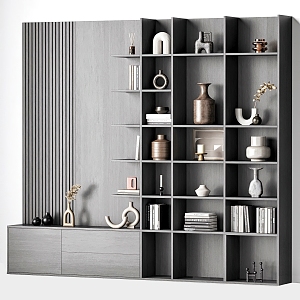 Modern Decorative Cabinet 3d model