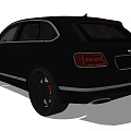 Luxury Bentley SUV Exterior Design With Chrome Grille LED Headlights And Black Alloy Wheels