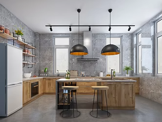 Modern Kitchen 3d model