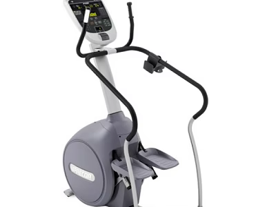 Fitness Elliptical Trainer With LCD Display Handlebars And Anti Slip Pedals 3d model