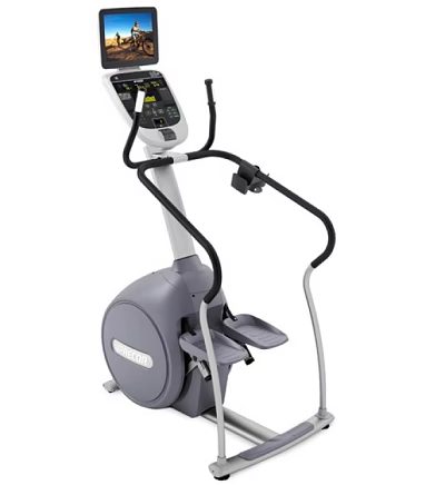 Fitness Elliptical Trainer With LCD Display Handlebars And Anti Slip Pedals 3d model