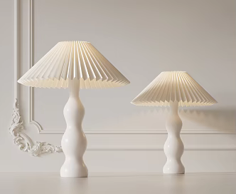 French Romantic Table Lamp Cream Style Table Lamp Internet Popular Table Lamp Children's Room Table Lamp 3d model